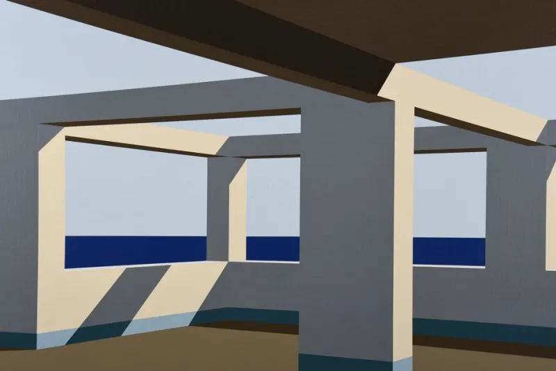 Pamono Jurriaan Molenaar, Arteaga II, 2025, Acrylic on Linen> Abstraction|Painting