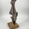 Sale Pamono Justus Chrukin, Abstract Sculpture, 1960s, Bronze
