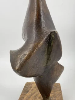 Sale Pamono Justus Chrukin, Abstract Sculpture, 1960s, Bronze