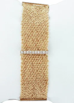 Best Pamono 18k White and Yellow Gold Bracelet with Diamonds
