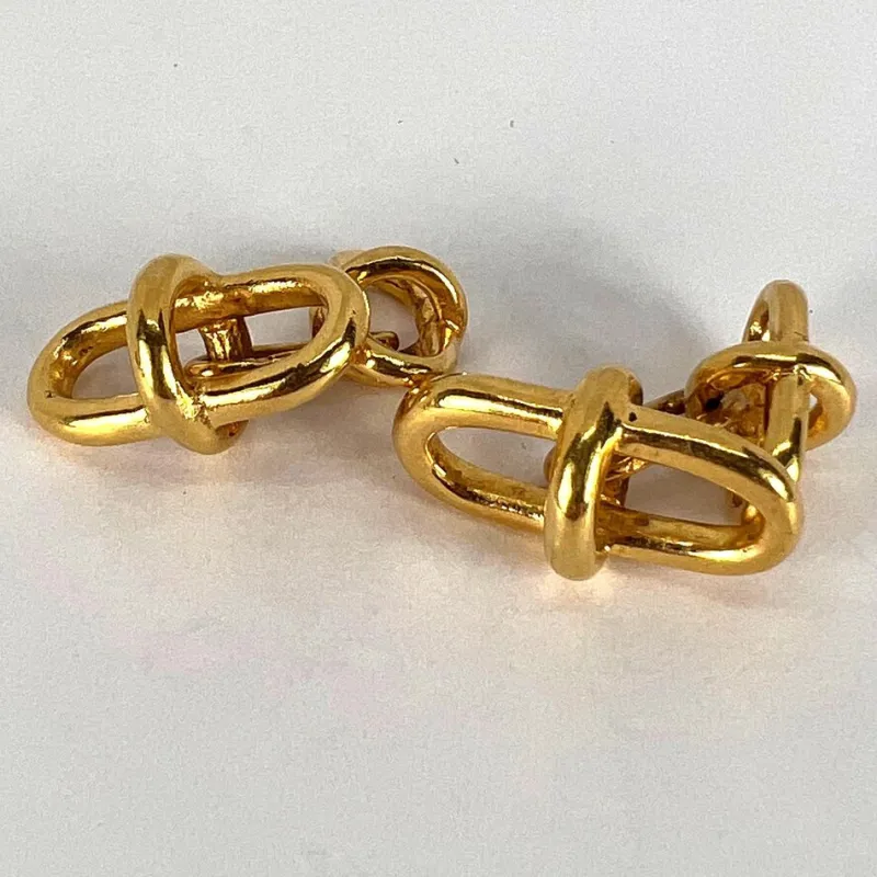 Clearance Pamono 18k Yellow Gold Marine Chain Link Cufflinks, 1960s, Set of 2