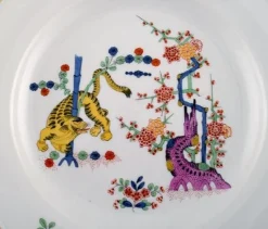 Sale Pamono Kakiemon Meissen Plates Decorated with Japanese Motifs, 1900s, Set of 3