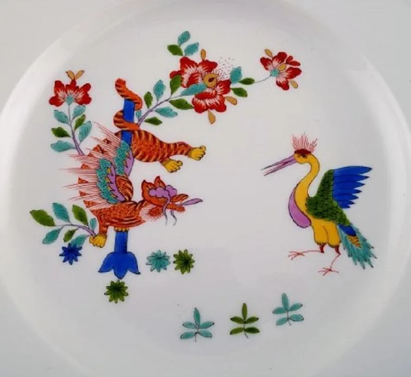 Sale Pamono Kakiemon Meissen Plates Decorated with Japanese Motifs, 1900s, Set of 3