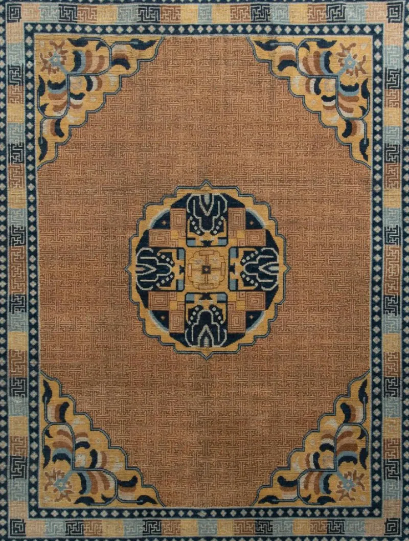 Pamono Kangxia Style Rug from R&K Principal Jahanshah Nazmiyal> Carpets & Textiles|Carpets & Textiles