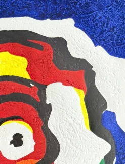 Pamono Karel Appel, Le Philosophe, 1977, Woodcut Print
