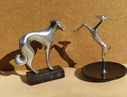 New Pamono Karl Hagenauer, Small Sculptures, 1930s, Set of 2