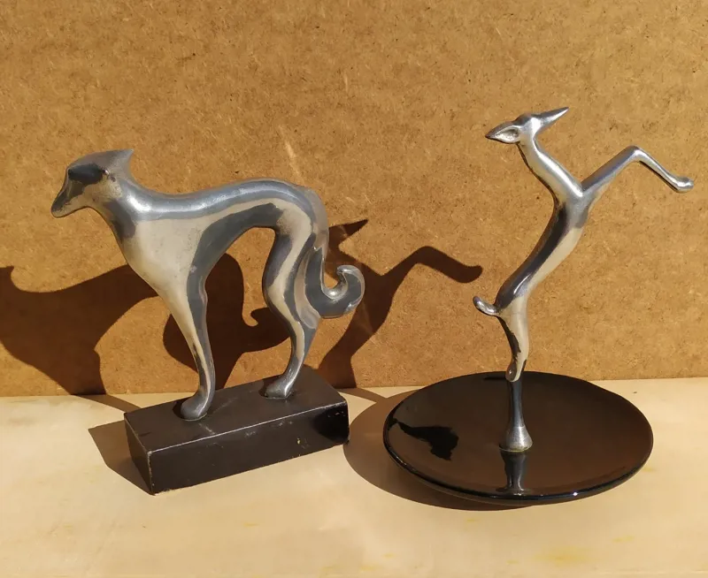 New Pamono Karl Hagenauer, Small Sculptures, 1930s, Set of 2