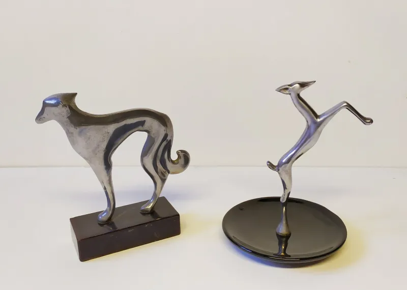 New Pamono Karl Hagenauer, Small Sculptures, 1930s, Set of 2
