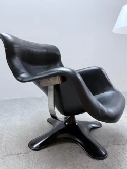 Pamono Karuselli Swivel Chair by Yrjö Kukkapuro for Haimi, Finland, 1960s> Office Chairs