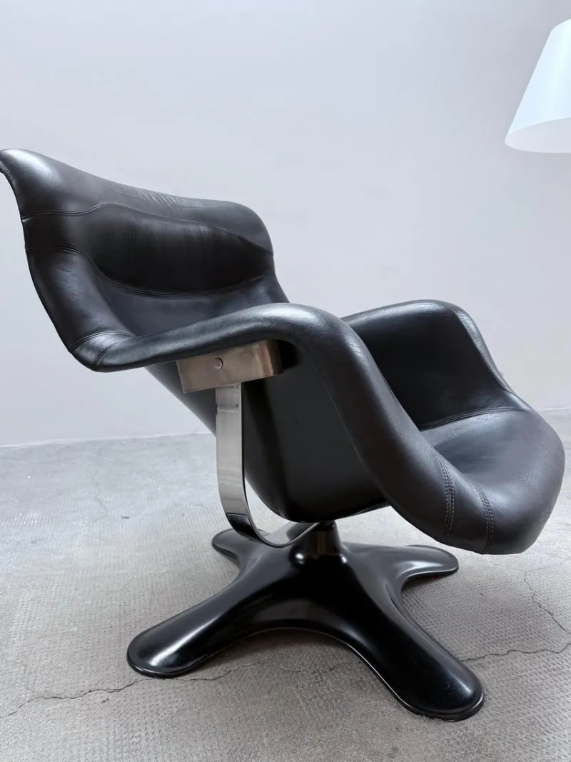 Pamono Karuselli Swivel Chair by Yrjö Kukkapuro for Haimi, Finland, 1960s> Office Chairs