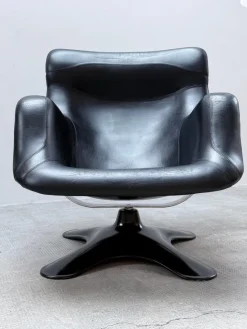 Pamono Karuselli Swivel Chair by Yrjö Kukkapuro for Haimi, Finland, 1960s> Office Chairs