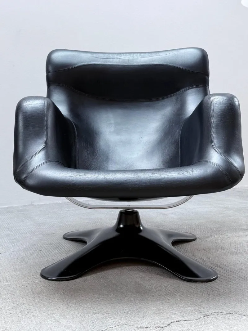 Pamono Karuselli Swivel Chair by Yrjö Kukkapuro for Haimi, Finland, 1960s> Office Chairs
