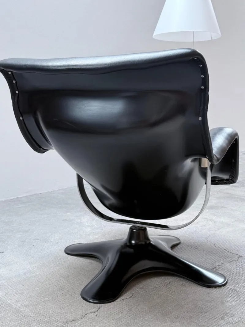 Pamono Karuselli Swivel Chair by Yrjö Kukkapuro for Haimi, Finland, 1960s> Office Chairs