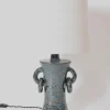 Discount Pamono Kasaï Blue Handles Ceramic Lamp by Barracuda Interiors
