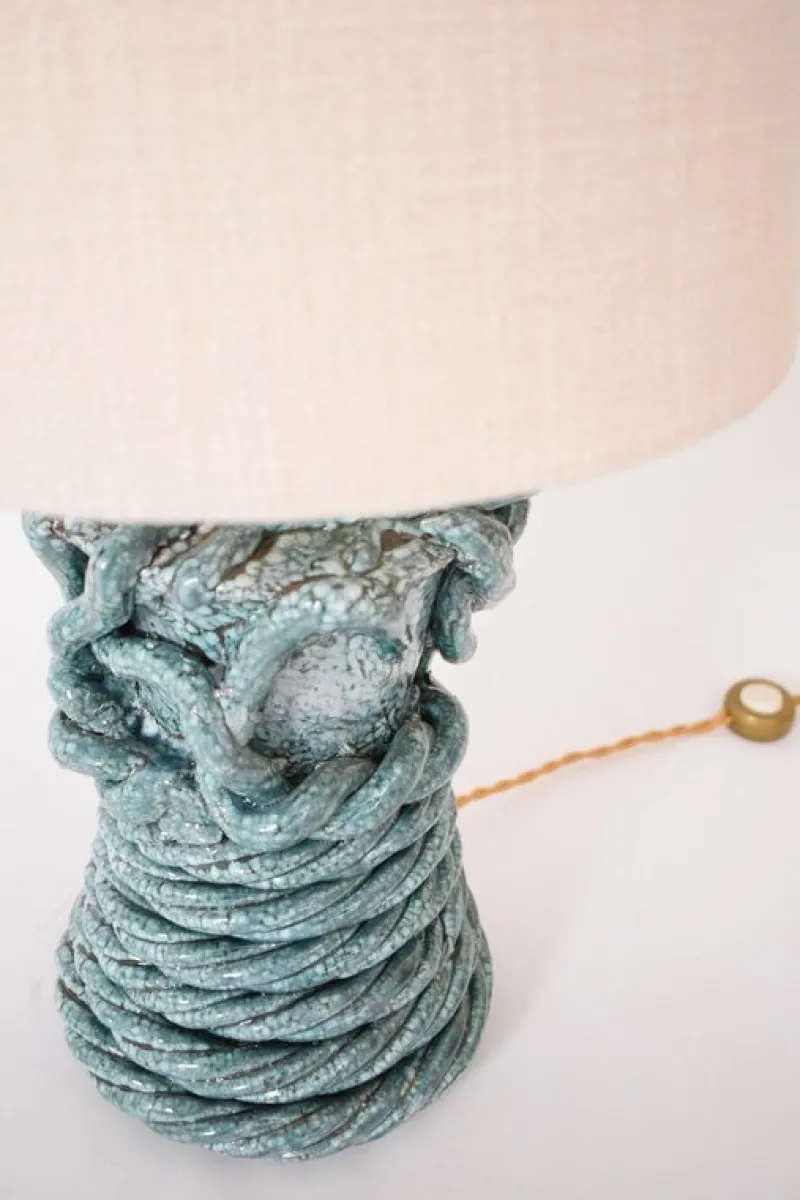 Pamono Kasaï Ceramic Lamp by Barracuda Interiors> Table Lamps