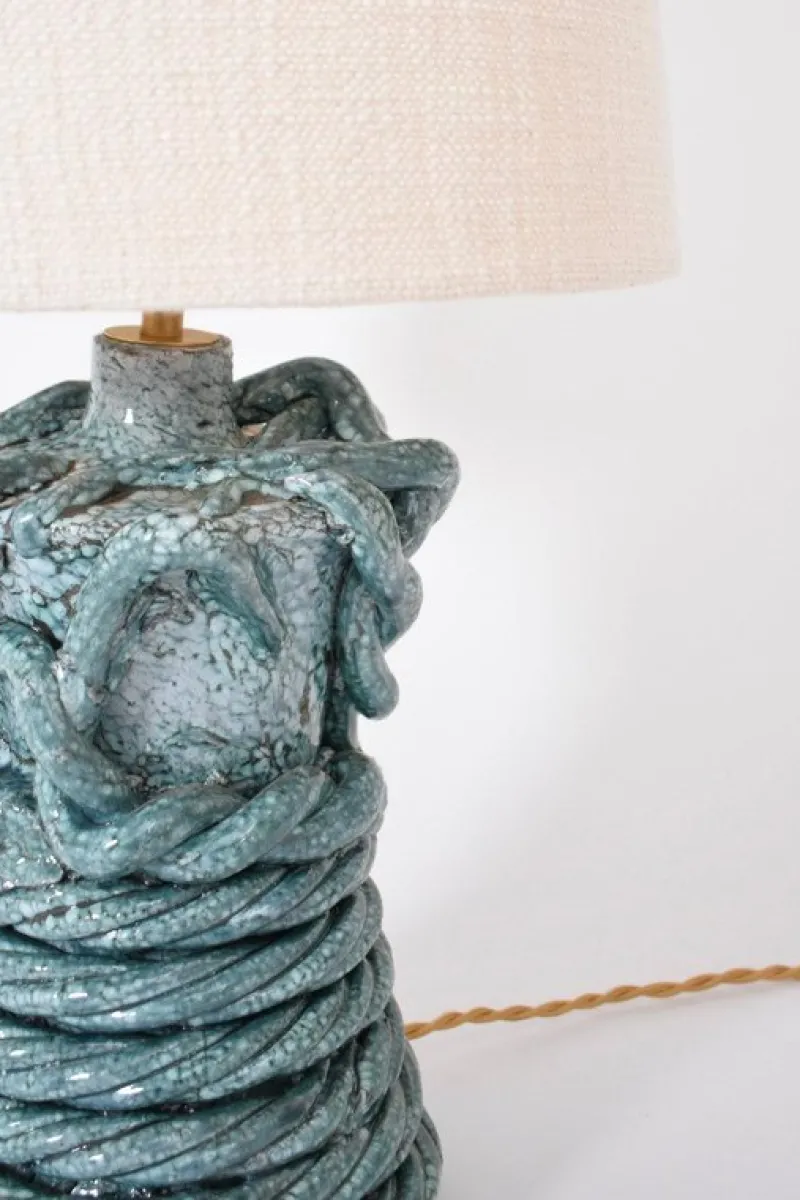 Pamono Kasaï Ceramic Lamp by Barracuda Interiors> Table Lamps