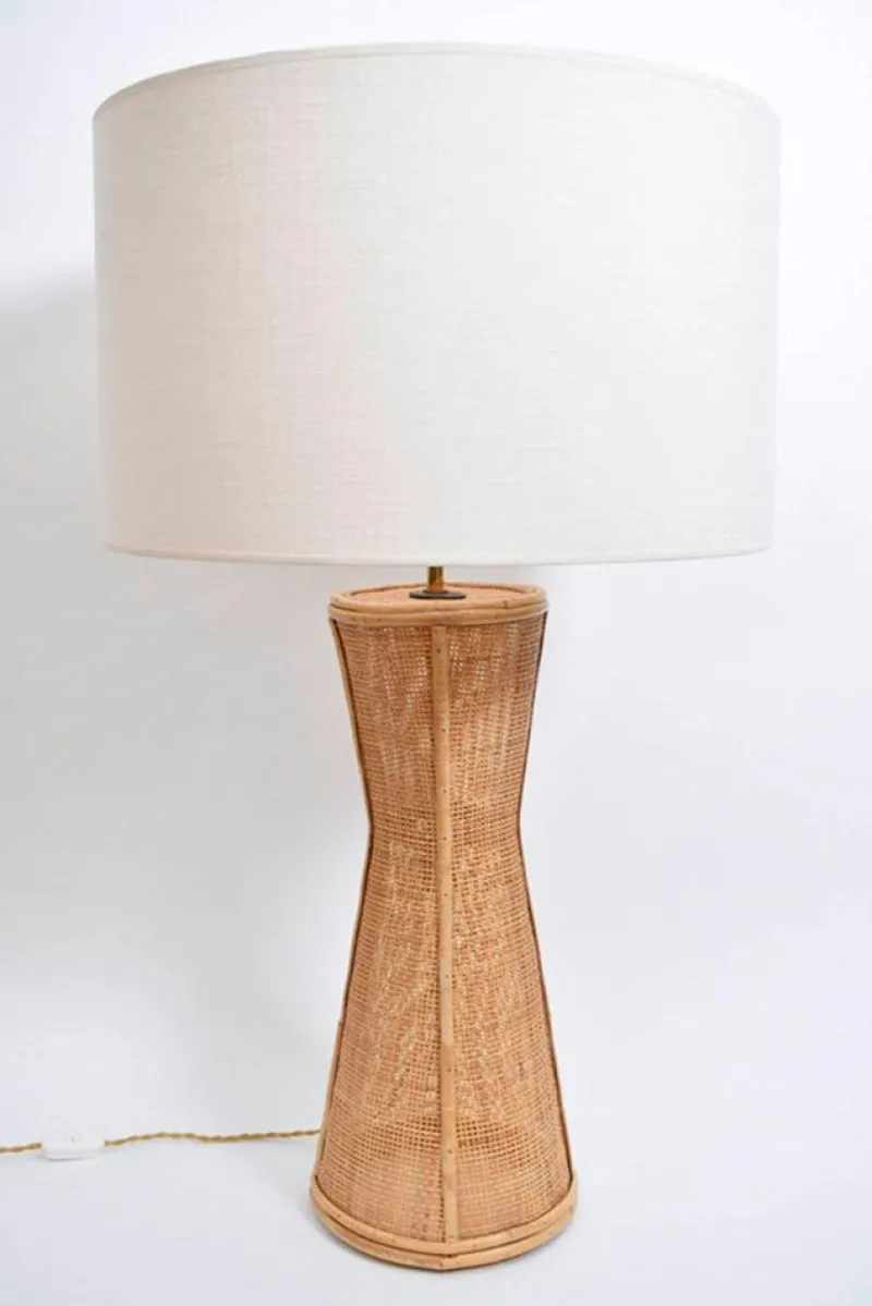 Online Pamono Kasaï Rattan Lamp by Barracuda Interiors