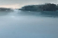 Pamono Katarzyna Zwolinska, Great Blue, Mixed Media Painting, 2018><noscript><img width=
