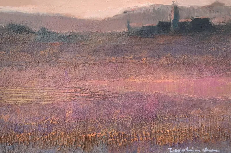 Pamono Katarzyna Zwolinska, In the Distance, Mixed Media Painting, 2021> Painting
