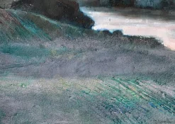 Pamono Katarzyna Zwolinska, Landscape, Mixed Media Painting, 2019> Painting