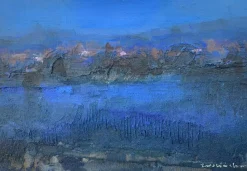 Pamono Katarzyna Zwolinska, Nocturne, Mixed Media Painting, 2019> Painting