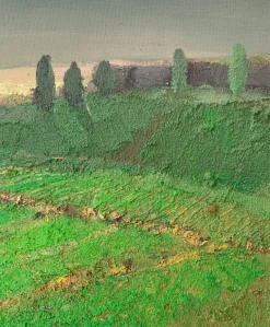 Outlet Pamono Katarzyna Zwolinska, Spring Tuscany, Mixed Media Painting, 2019