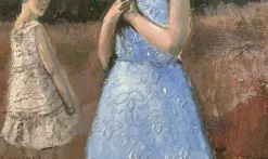 Pamono Katarzyna Zwolinska, Thoughtful, Mixed Media Painting, 2019><noscript><img width=