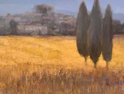 Hot Pamono Katarzyna Zwolinska, Towards the City, Mixed Media Painting, 2017