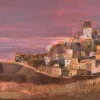 Pamono Katarzyna Zwolinska, Tuscany at Sunset, Mixed Media Painting, 2011> Painting
