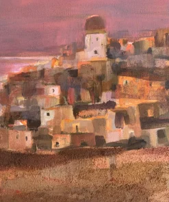 Pamono Katarzyna Zwolinska, Tuscany at Sunset, Mixed Media Painting, 2011> Painting