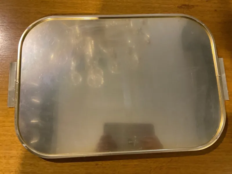 Pamono Kaymet Aluminum Tray, 1960> Trays