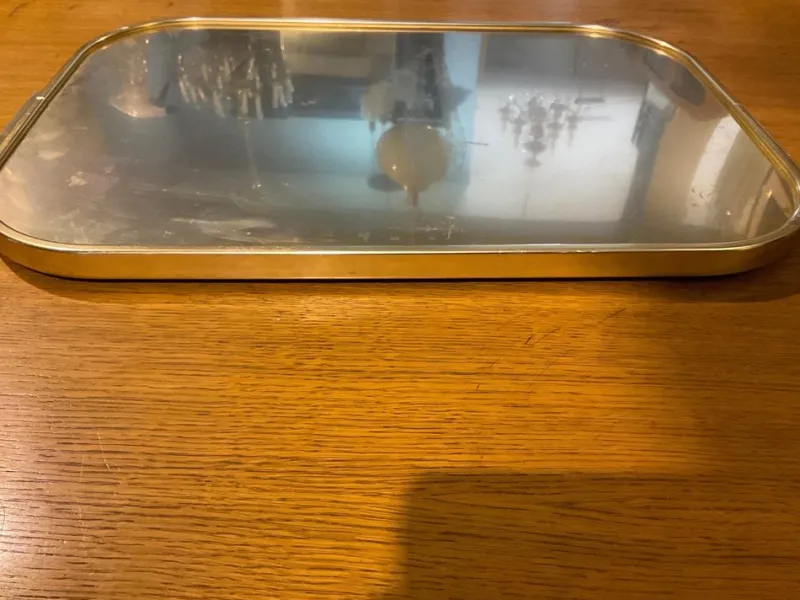 Pamono Kaymet Aluminum Tray, 1960> Trays