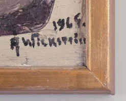 Sale Pamono Åke Wickström, Abstract Composition, 1965, Oil on Canvas