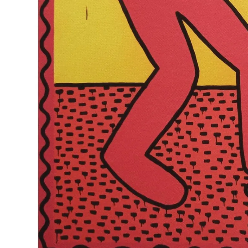 Pamono Keith Haring, Composition, Lithograph, 1990s> Mid-Century