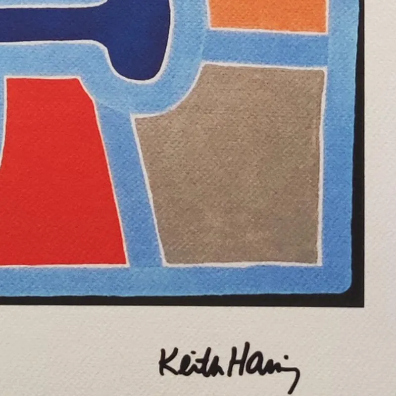 Pamono Keith Haring, Composition, Lithograph, 1990s> Mid-Century