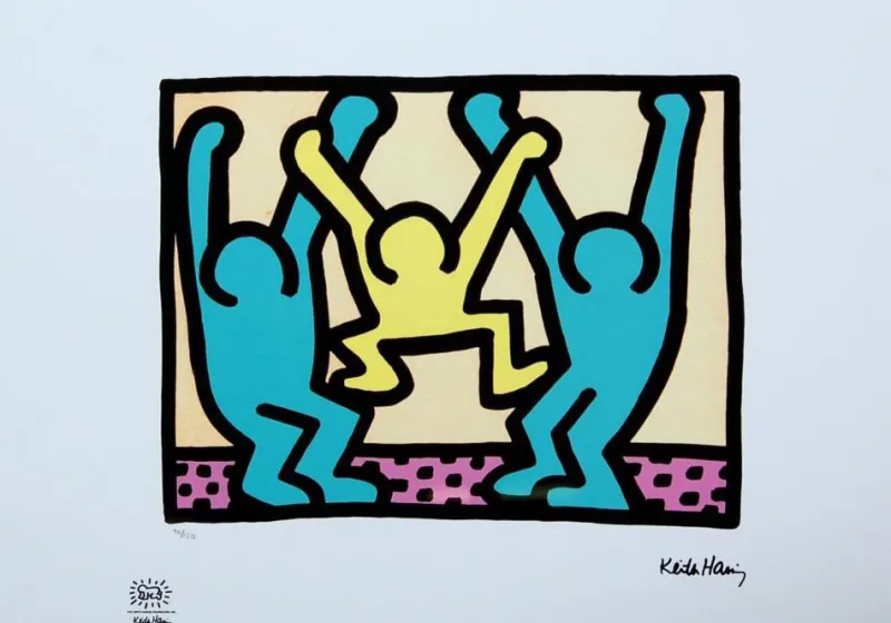 Pamono Keith Haring, Humans, Late 20th Century, Print> Prints & Multiples