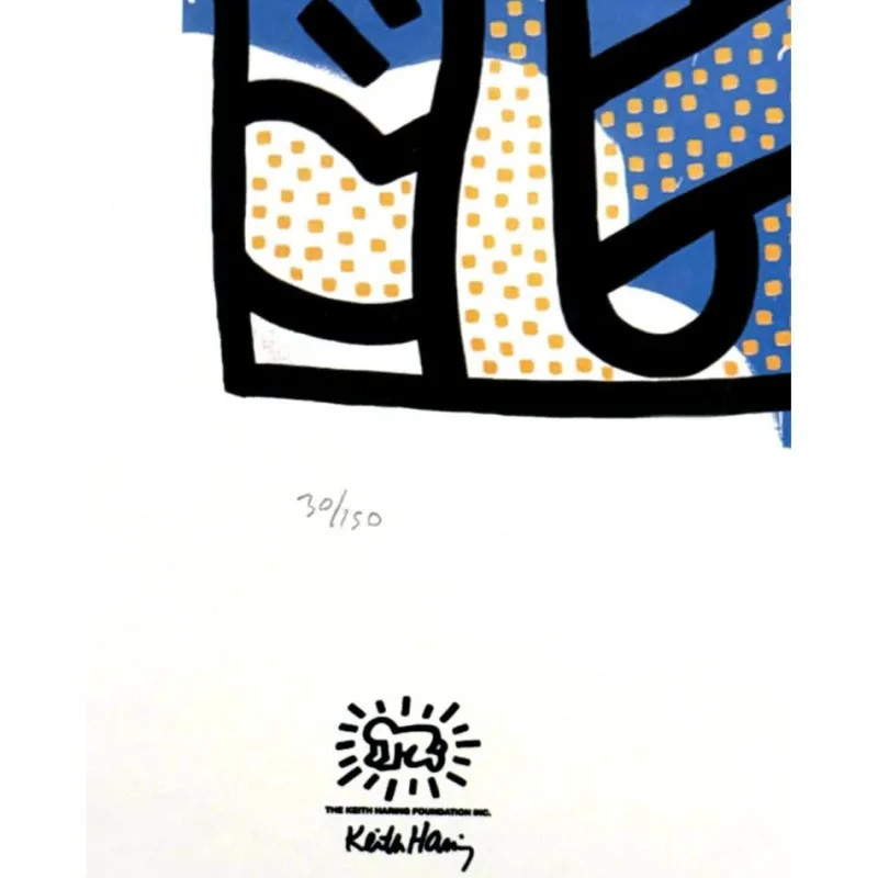 Sale Pamono Keith Haring, Pop Art Composition, Print