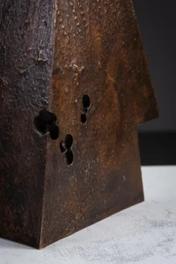 Pamono Kenjirō Azuma, Abstract Sculpture, 1890s-1910s, Bronze & Iron><noscript><img width=
