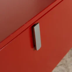 Discount Pamono Kettnacker Wooden Sideboard in Red