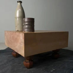 Pamono Keyaki Wooden Shogi Game Board, Japan, 1920s><noscript><img width=
