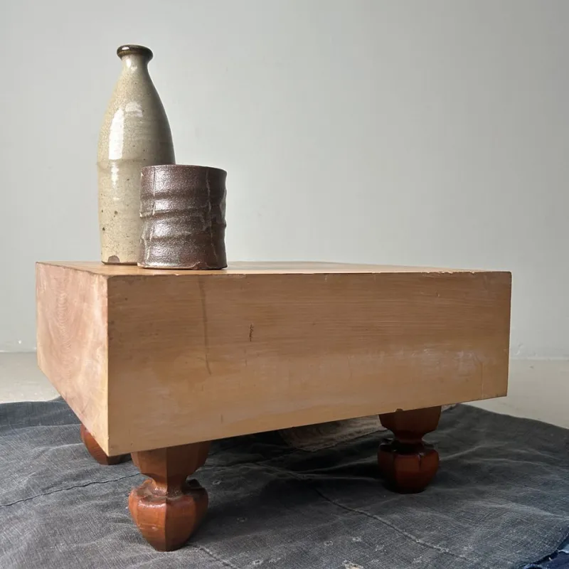 Pamono Keyaki Wooden Shogi Game Board, Japan, 1920s> Game Tables