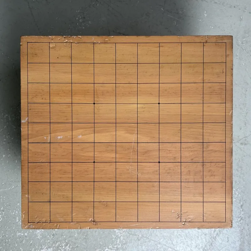 Pamono Keyaki Wooden Shogi Game Board, Japan, 1920s> Game Tables