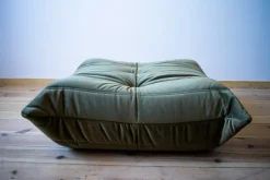 Outlet Pamono Khaki Velvet Living Room Set by Michel Ducaroy for Ligne Roset, 1970s, Set of 5