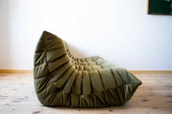 Outlet Pamono Khaki Velvet Living Room Set by Michel Ducaroy for Ligne Roset, 1970s, Set of 5