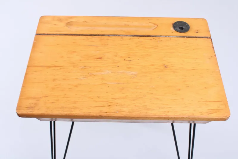 Best Pamono Kid's Desk on Hairpin Legs by Cees Braakman for Pastoe, 1950s