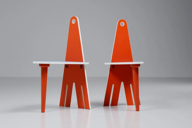 Pamono Kids Rocker and Chairs Set, Italy, 1960s> Children's Chairs