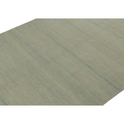 Outlet Pamono Kilim in Green and Beige Stripes from R&K Principal Jahanshah Nazmiyal