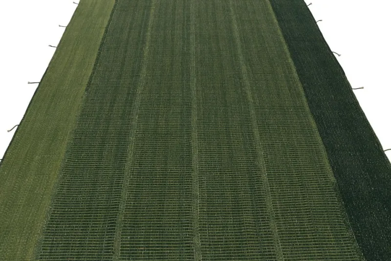 Pamono Kilim in Green Stripes from R&K Principal Jahanshah Nazmiyal> Carpets & Textiles|Carpets & Textiles