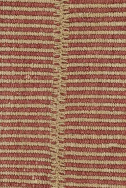 Pamono Kilim Rug in Beige and Red Textural Stripes from R&K Principal Jahanshah Nazmiyal><noscript><img width=