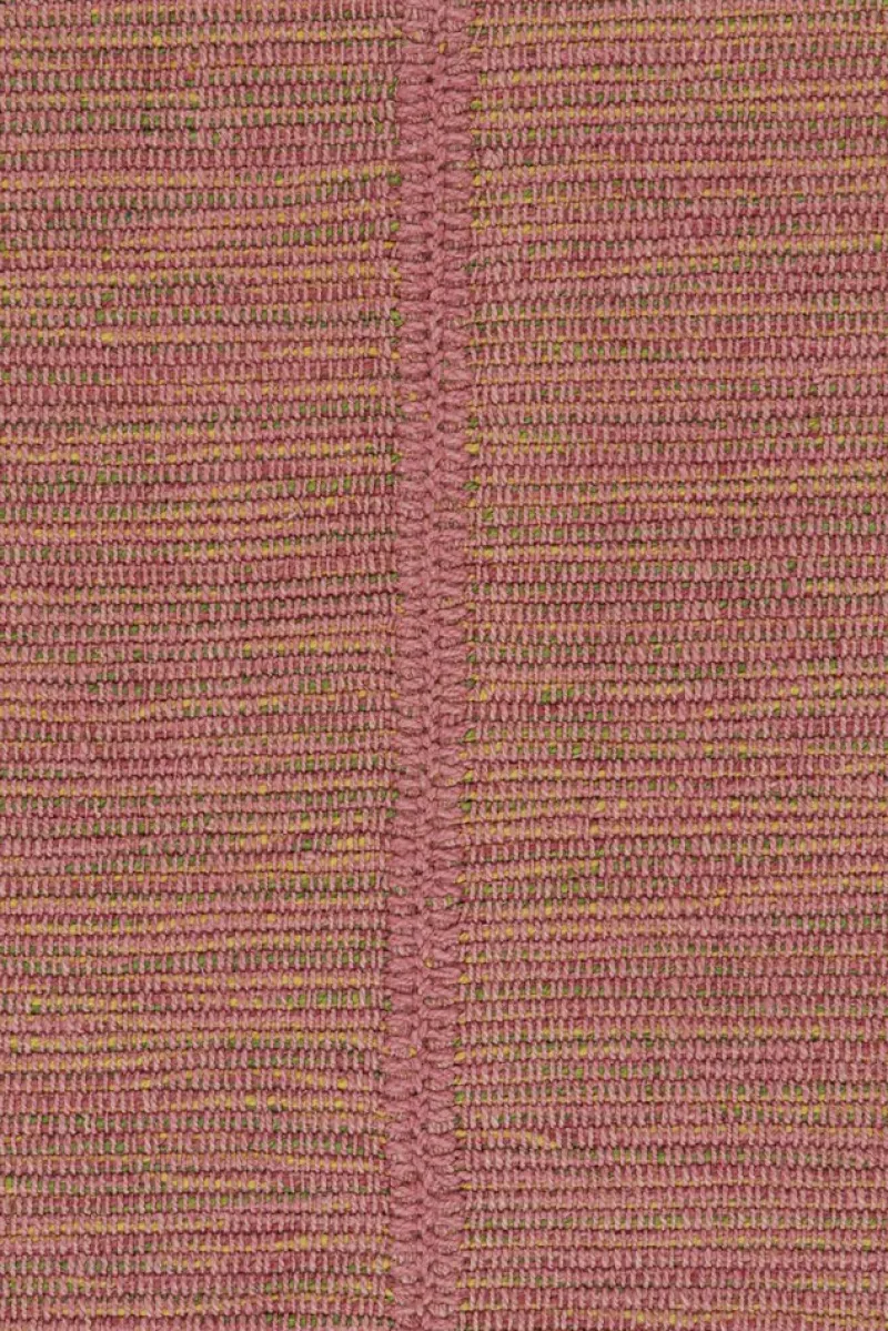 New Pamono Kilim Rug in Pink with Yellow and Green Accents from R&K Principal Jahanshah Nazmiyal